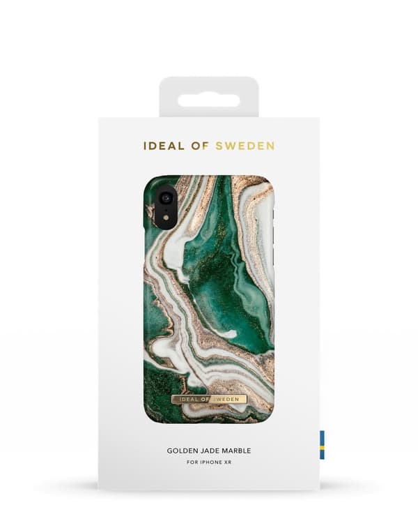 Printed Case iPhone XR Golden Jade Marble