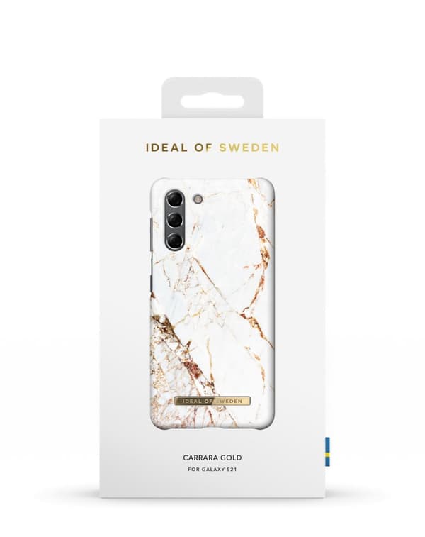 Printed Case Galaxy S21 Carrara Gold