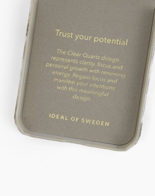 Printed Case iPhone 12 / 12 Pro Clear Quartz