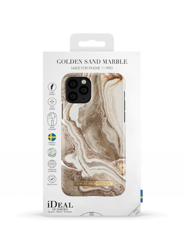 Printed Case iPhone 11 Pro / XS / X Golden Sand Marble