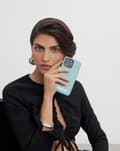Miniatyrbillede 8 af 8: Atelier Case iPhone 12 / 12 Pro Soft Blue Croco