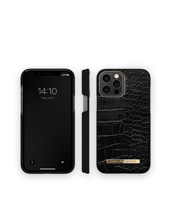 Atelier Case iPhone 12 Pro Max / 13 Pro Max Neo Noir Croco