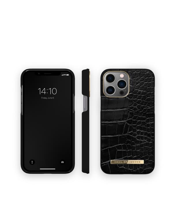 Atelier Case iPhone 12 Pro Max / 13 Pro Max Neo Noir Croco