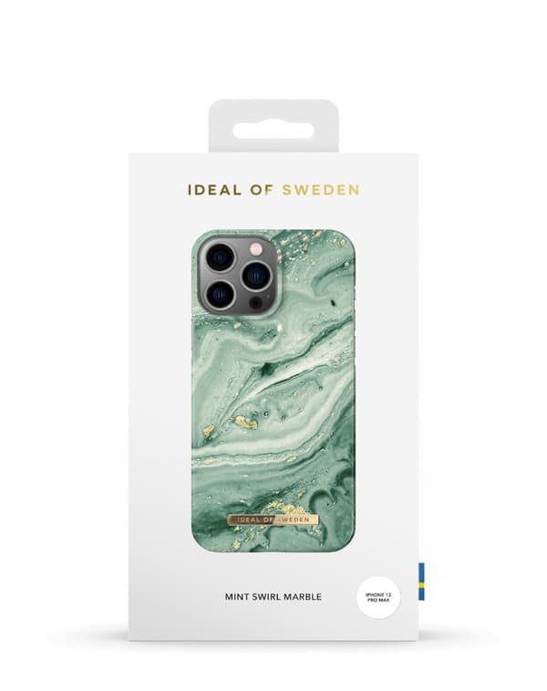 Printed Case iPhone 12 Pro Max / 13 Pro Max Mint Swirl Marble