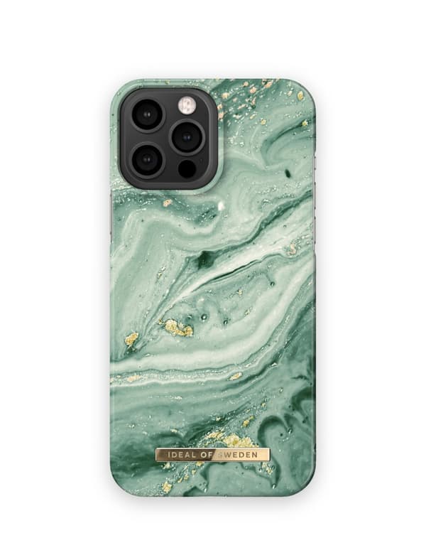 Printed Case iPhone 12 Pro Max / 13 Pro Max Mint Swirl Marble