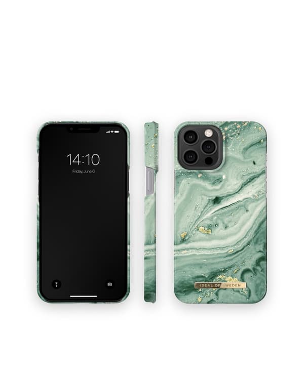 Printed Case iPhone 12 Pro Max / 13 Pro Max Mint Swirl Marble