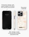 Miniatyrbild 2 av 3: Printed Case iPhone 13 Pro Rose Pearl Marble