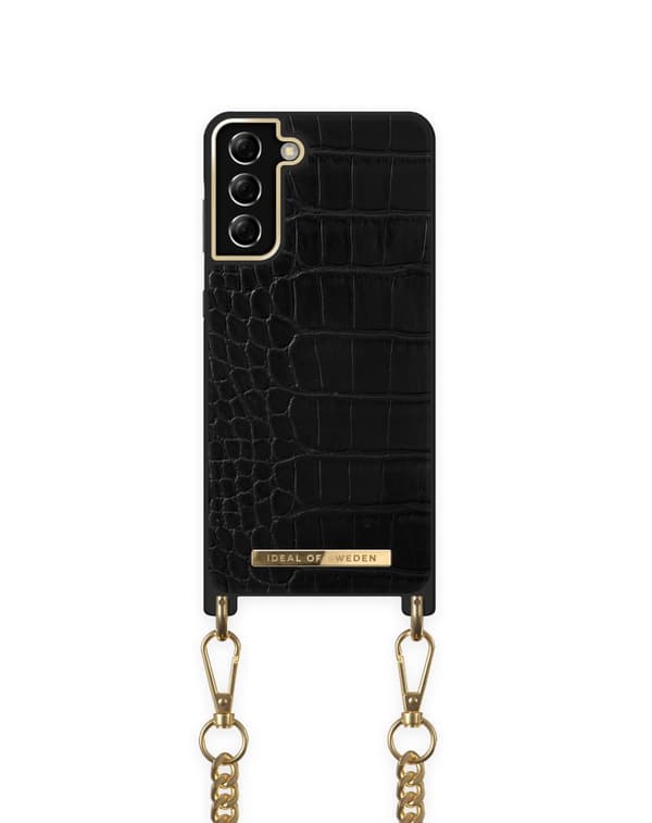 Necklace Case Galaxy S21 Plus Jet Black Croco