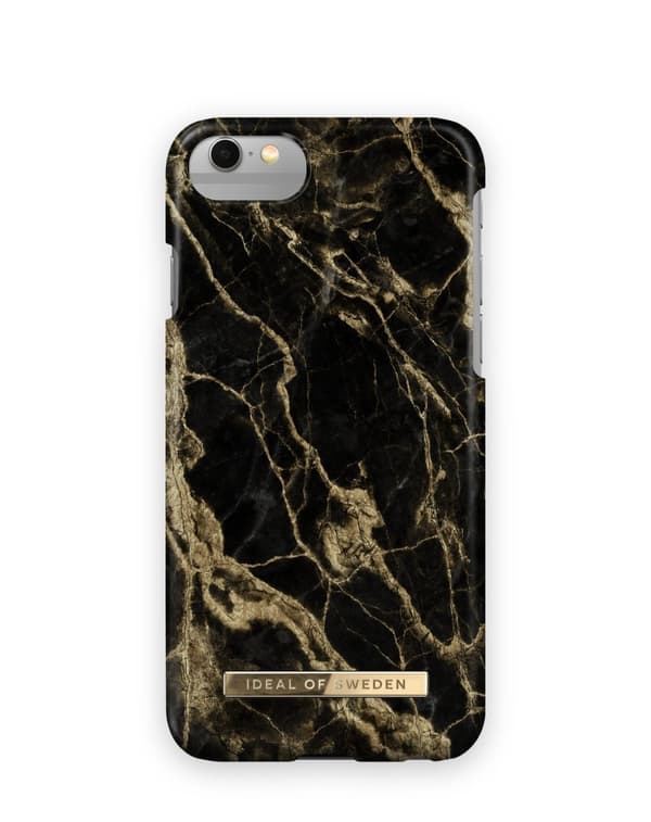 Printed Case iPhone 8 / 7 / 6 / 6S / SE Golden Smoke Marble