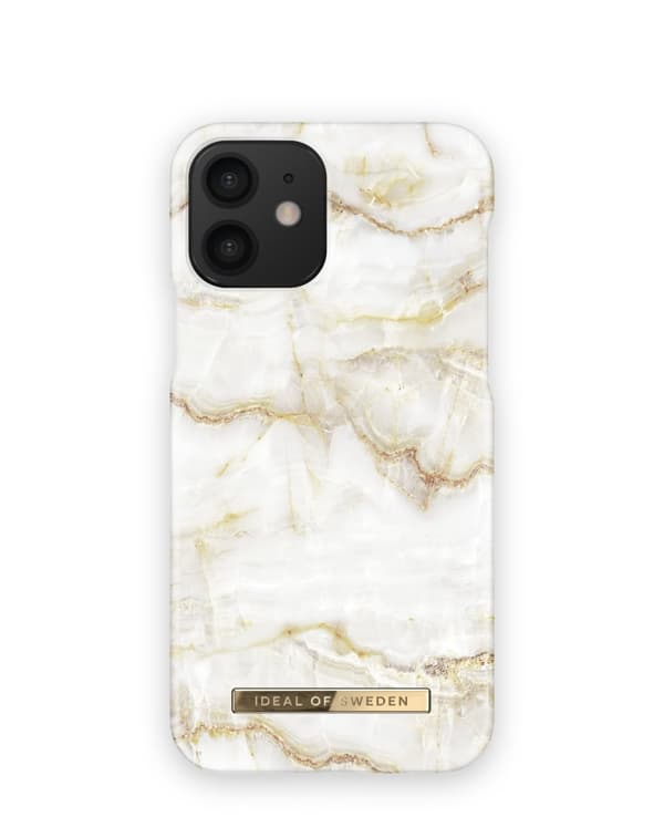 Printed Case iPhone 12 / 12 Pro Golden Pearl Marble
