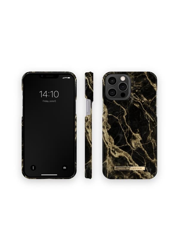 Printed Case iPhone 12 Pro Max / 13 Pro Max Golden Smoke Marble