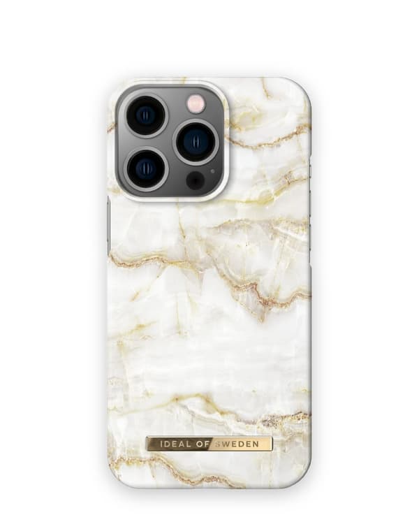 Printed Case iPhone 13 Pro Golden Pearl Marble