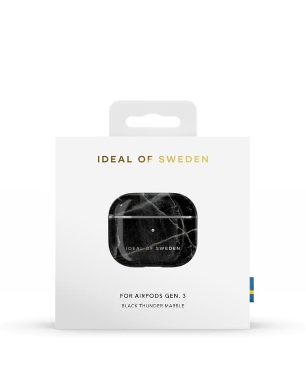 Fashion AirPods Case Gen 3 Black Thunder Marble