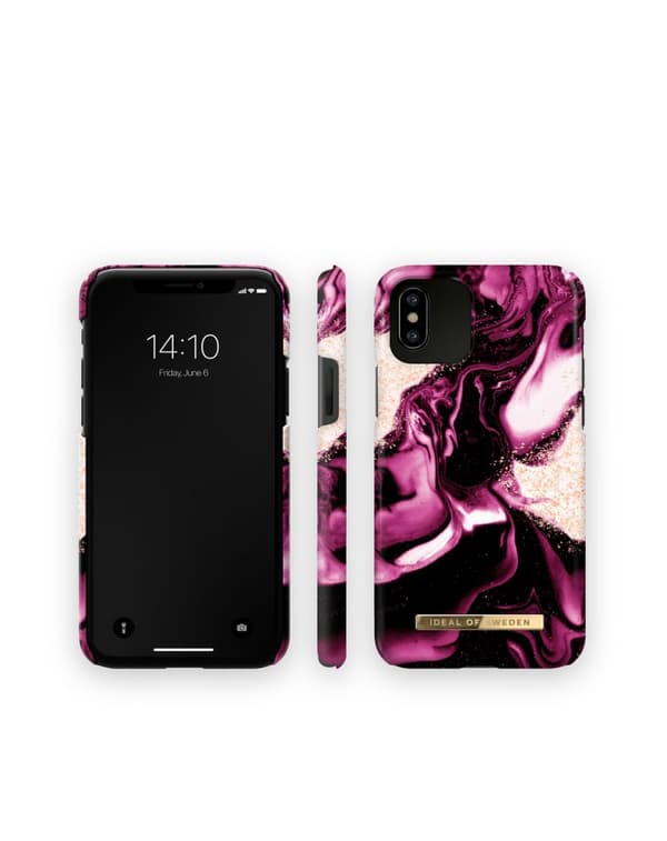 Printed Case iPhone 11 Pro / XS / X Golden Ruby