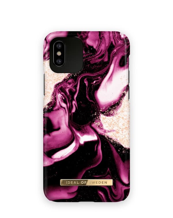 Printed Case iPhone 11 Pro / XS / X Golden Ruby