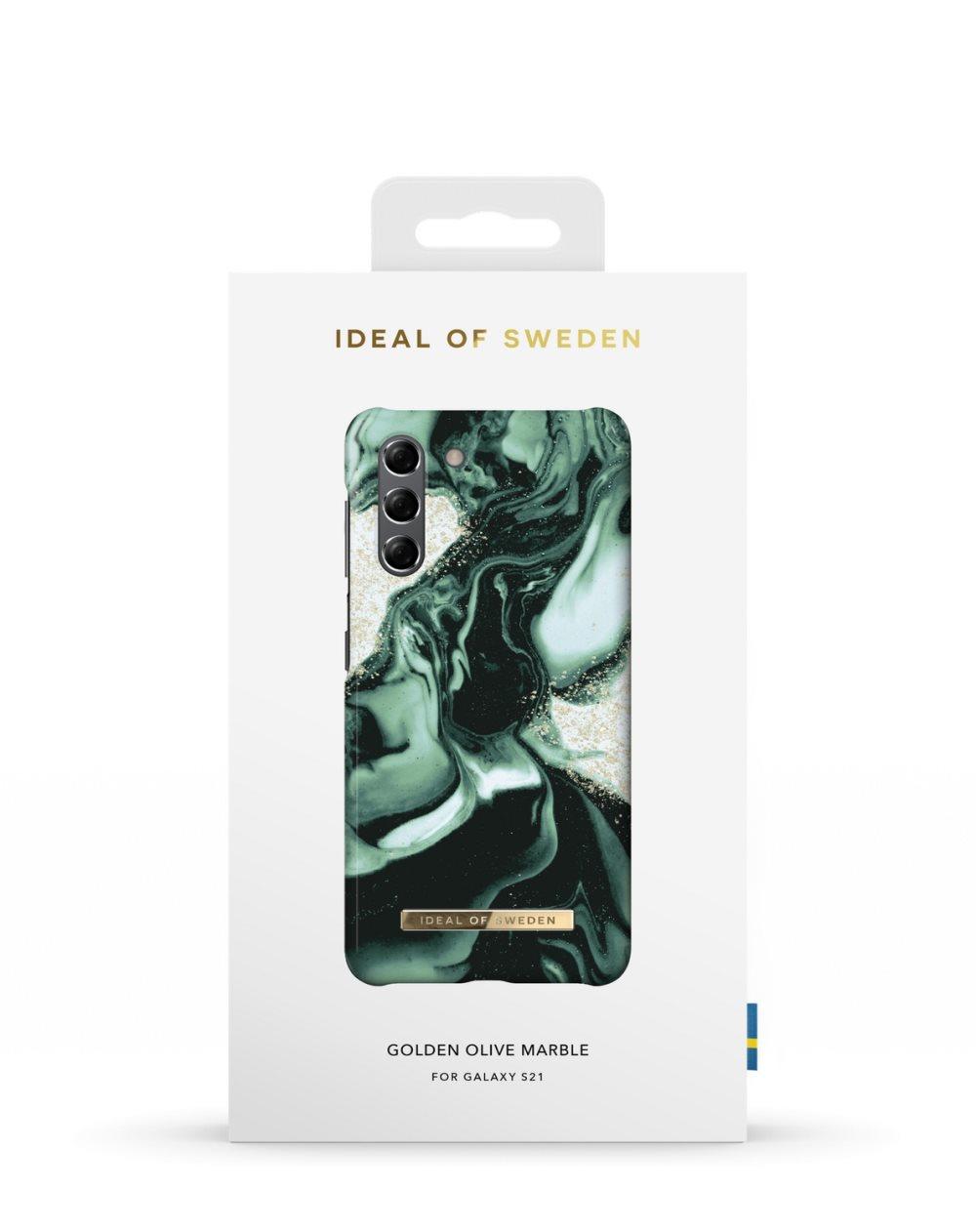 Fashion Case Galaxy S21 Golden Olive Marb