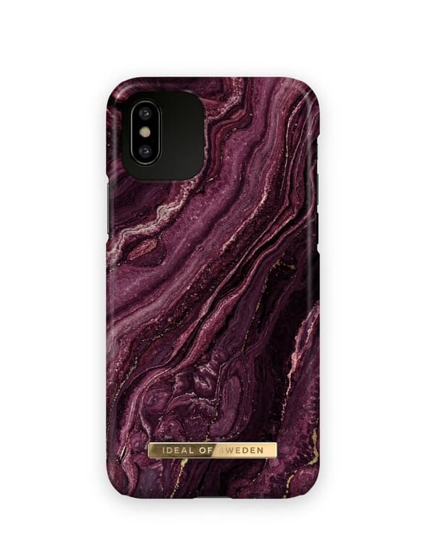 Printed Case iPhone 11 Pro / XS / X Golden Plum