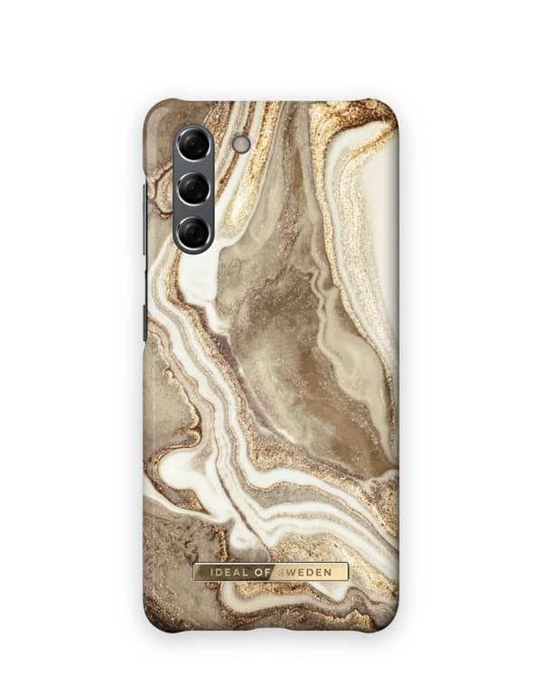 Printed Case Galaxy S21 Golden Sand Marble