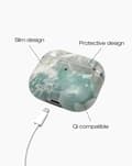 Miniatyrbild 7 av 8: Fashion AirPods Case Gen 3 Azura Marble