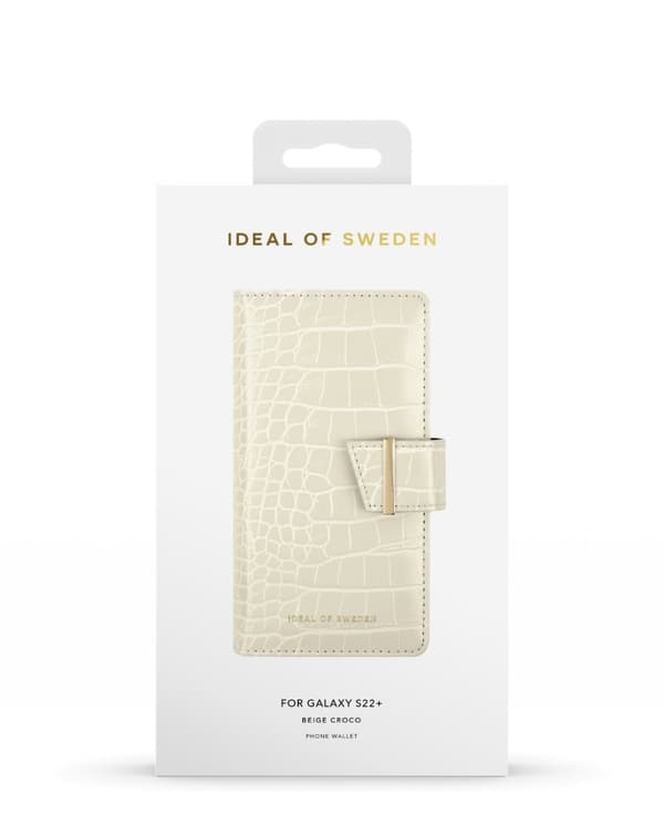 Cora Phone Wallet Galaxy S22 Plus Beige Croco