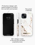 Pikkukuva 5 / 8: Printed Case iPhone 13 / 14 / 16e Carrara Gold