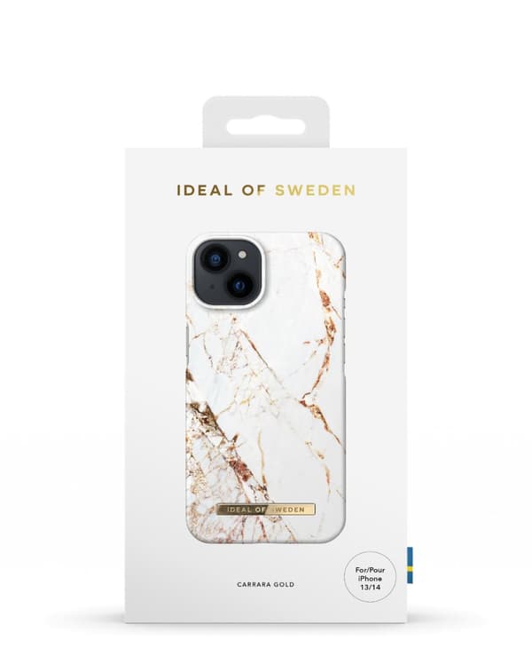 Printed Case iPhone 13 / 14 / 16e Carrara Gold