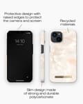 Miniatyrbild 2 av 3: Printed Case iPhone 13 / 14 / 16e Rose Pearl Marble