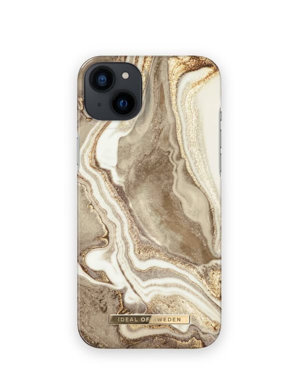 Printed Case iPhone 14 Plus Golden Sand Marble
