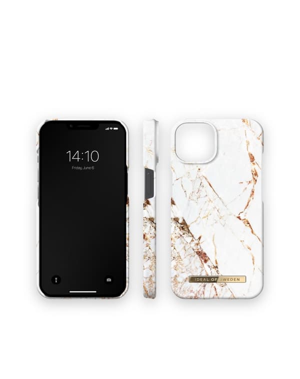 Printed Case MagSafe iPhone 14 Plus Carrara Gold