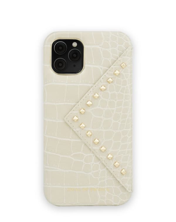 Statement Case iPhone 11 Pro / XS / X Beatstuds Cream Croco