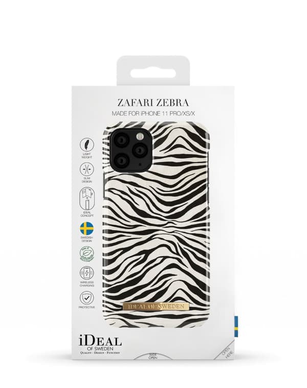 Printed Case iPhone 11 Pro / XS / X Zafari Zebra