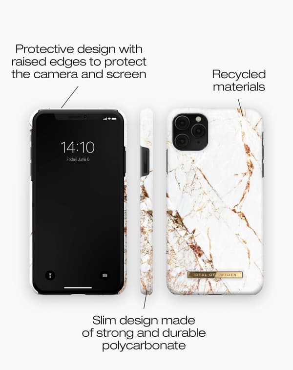 Printed Case iPhone 11 Pro Max / XS Max Carrara Gold