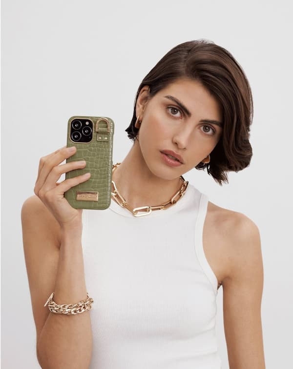 Atelier Case iPhone 11 Pro Max / XS Max Sage Croco
