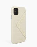 Miniatyrbild 8 av 9: Statement Case iPhone 11 Pro Max / XS Max Beatstuds Cream Croco