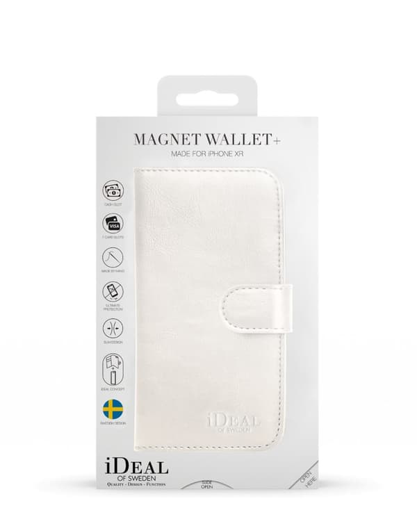 Magnet Wallet+ iPhone XR White