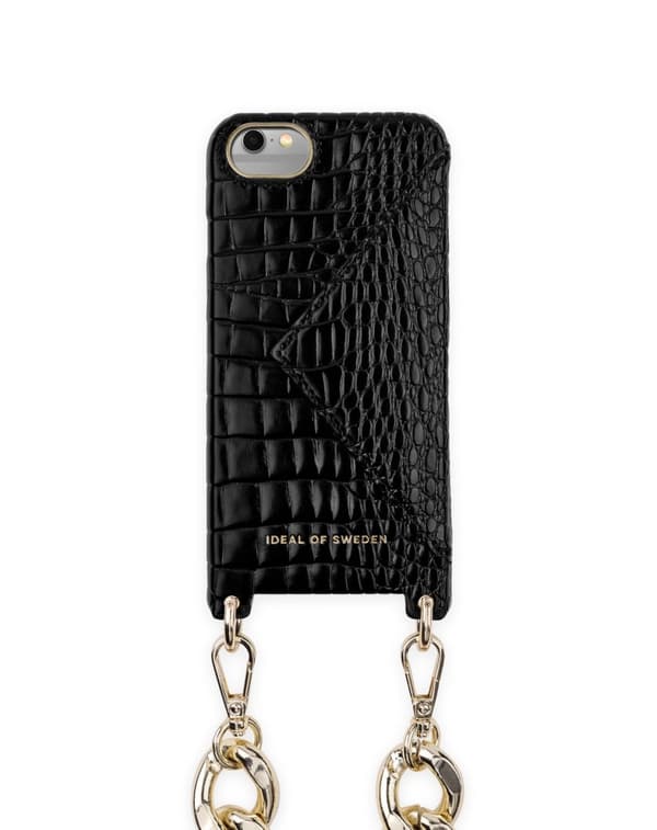 Necklace Case iPhone 8 / 7 / 6 / 6S / SE Neo Noir Croco