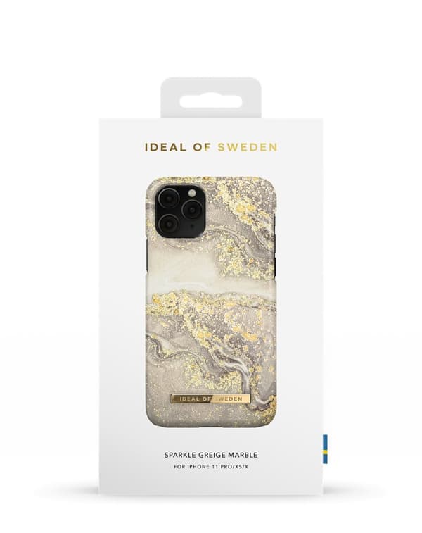 Printed Case iPhone 11 Pro / XS / X Sparkle Greige Marble