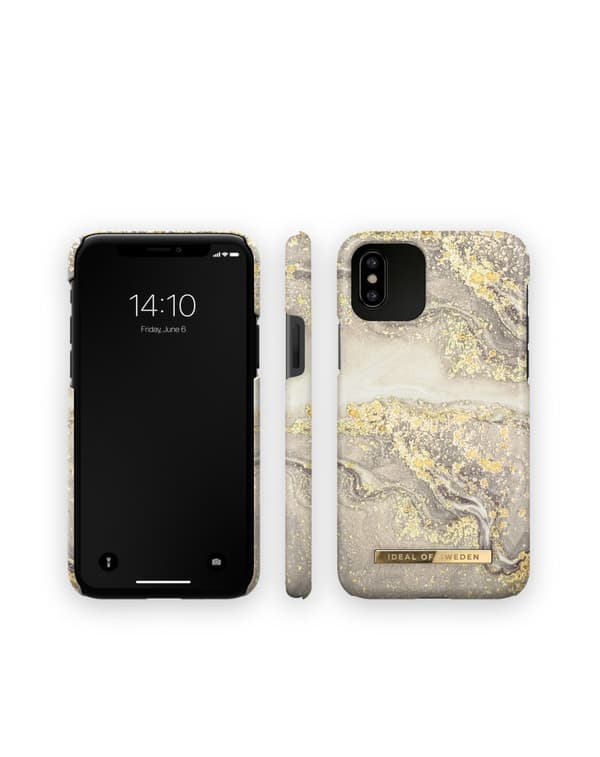 Printed Case iPhone 11 Pro / XS / X Sparkle Greige Marble