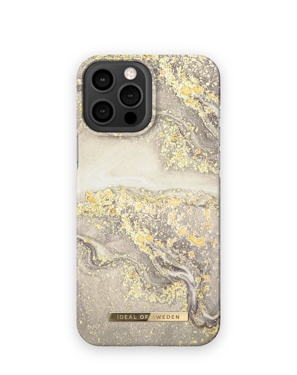 Printed Case iPhone 12 Pro Max / 13 Pro Max Sparkle Greige Marble