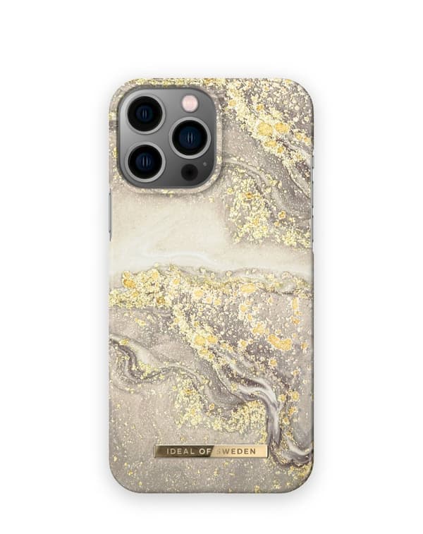 Printed Case iPhone 12 Pro Max / 13 Pro Max Sparkle Greige Marble
