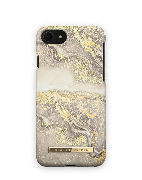 Printed Case iPhone 8 / 7 / 6 / 6S / SE Sparkle Greige Marble