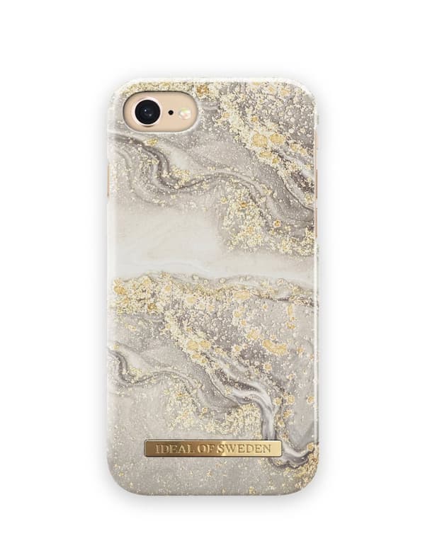 Printed Case iPhone 8 / 7 / 6 / 6S / SE Sparkle Greige Marble