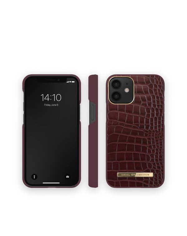 Atelier Case iPhone 12 Mini Scarlet Croco