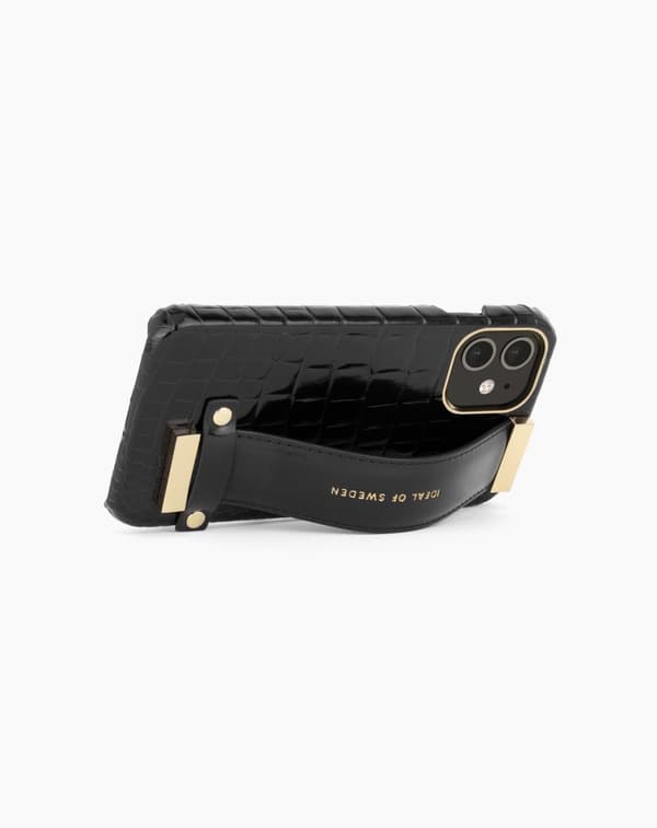 Statement Case iPhone 12 Mini Neo Noir Croco