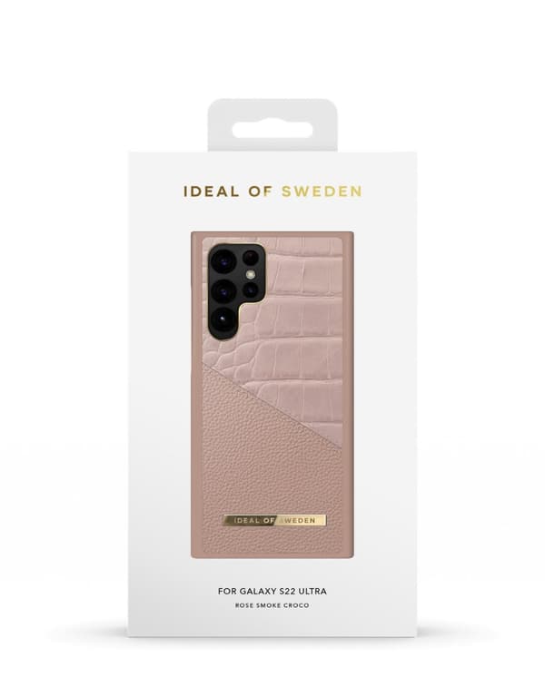 Atelier Case Galaxy S22 Ultra Rose Smoke Croco