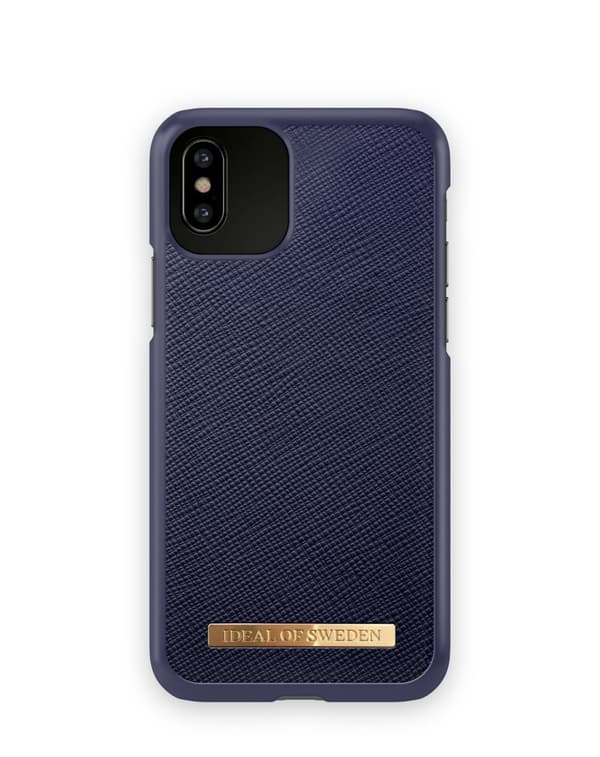 Saffiano Case iPhone 11 Pro / XS / X Navy