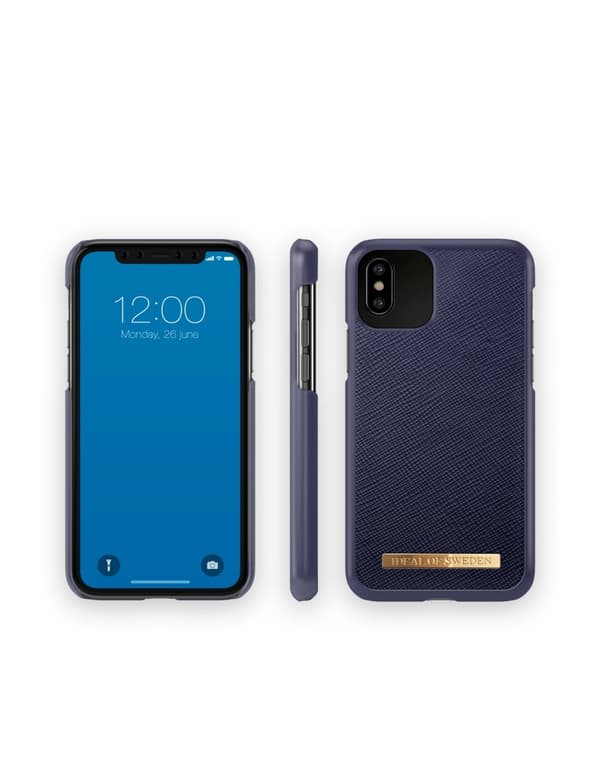 Saffiano Case iPhone 11 Pro / XS / X Navy