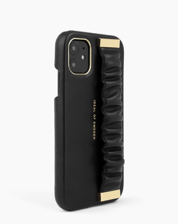 Statement Case iPhone 11 / XR Ruffle Noir Top Handle