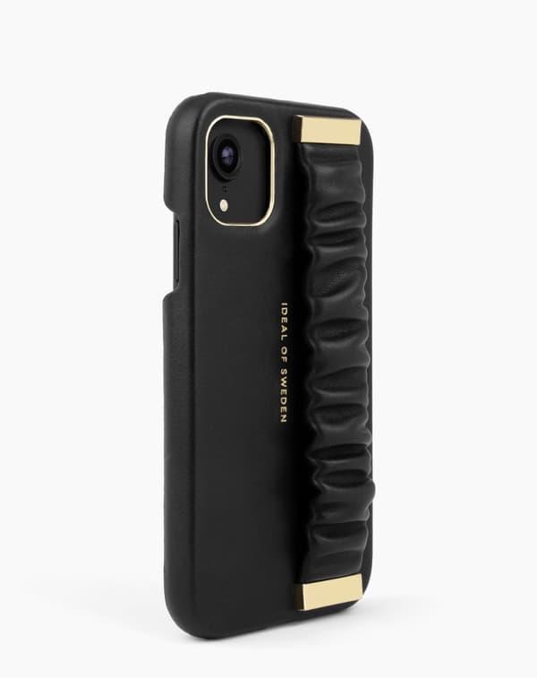 Statement Case iPhone 11 / XR Ruffle Noir Top Handle