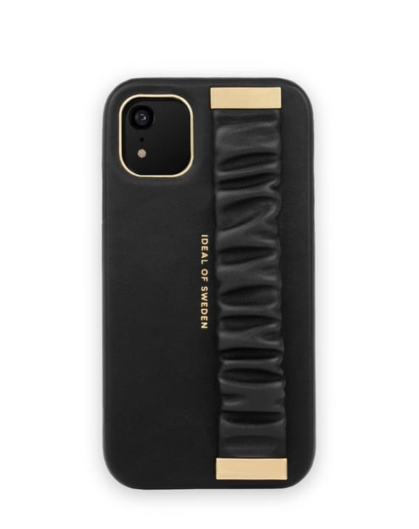 Statement Case iPhone 11 / XR Ruffle Noir Top Handle